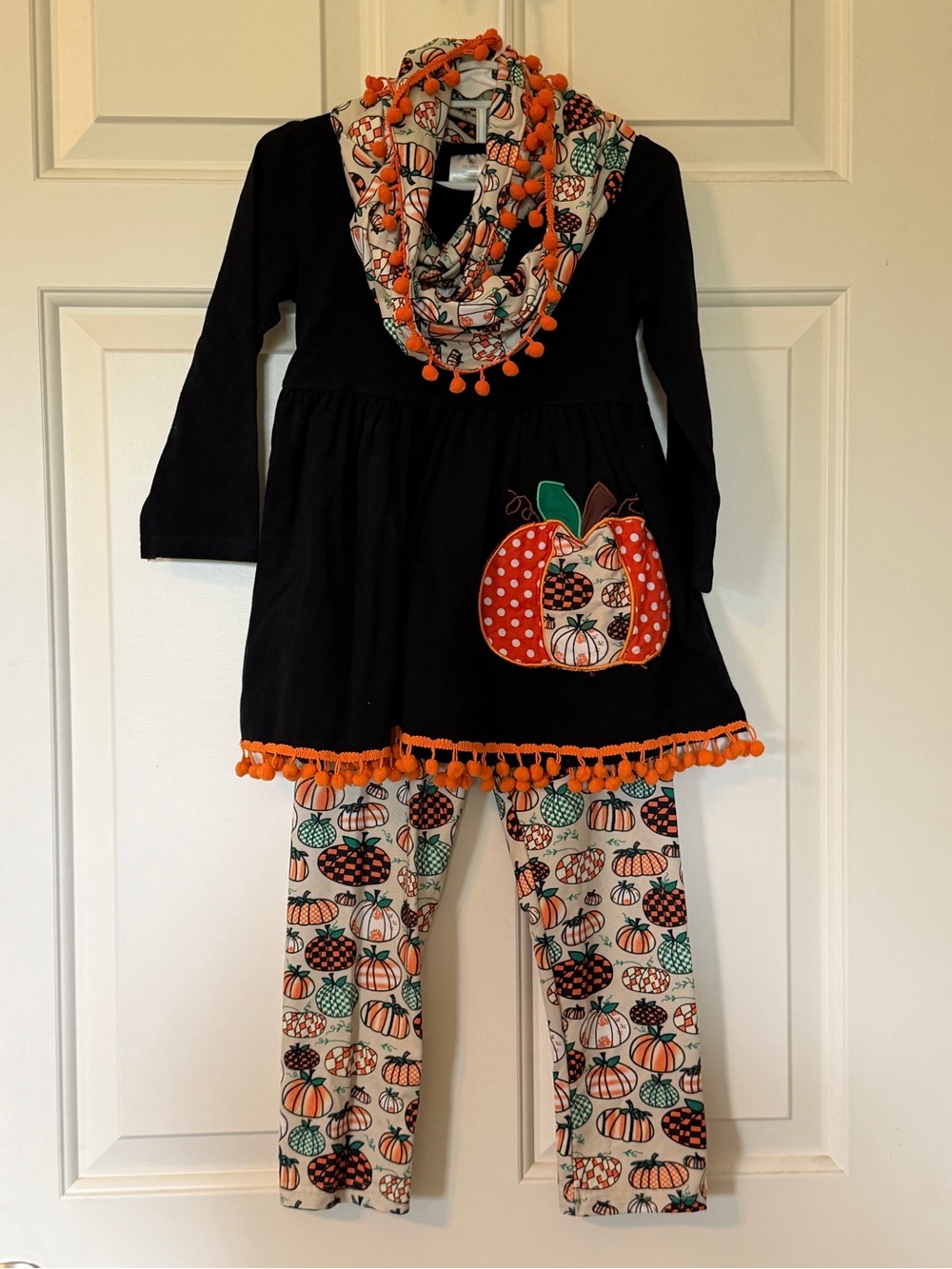 Black & Orange Pumpkin Patch Kids Set